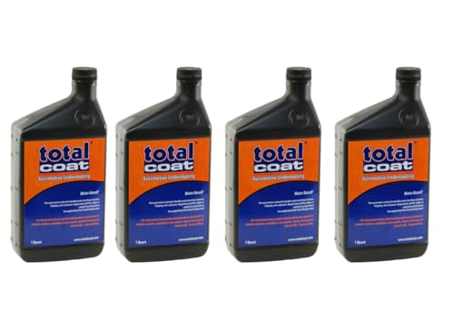 Total Coat Sprayable Undercoating for Cars and Trucks; Water Based Coating, Rust and Corrosion Protection for Vehicles, Automobiles, Truck Frames, Undercarriages (12 Quarts Only)