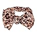 Love Sweety Baby Girls Sunflower Stretch Headband Large Bow Headwraps Knot Turban Hair Accessories (Leopard Print) 65 1.0 Count