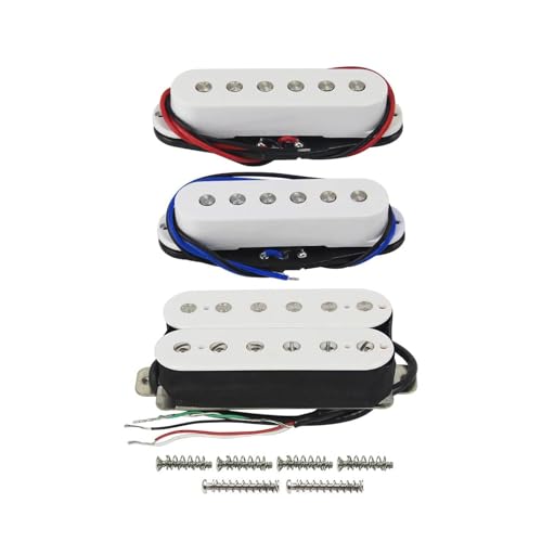 Kit guitare électrique HSS SSH micro double bobine céramique blanc