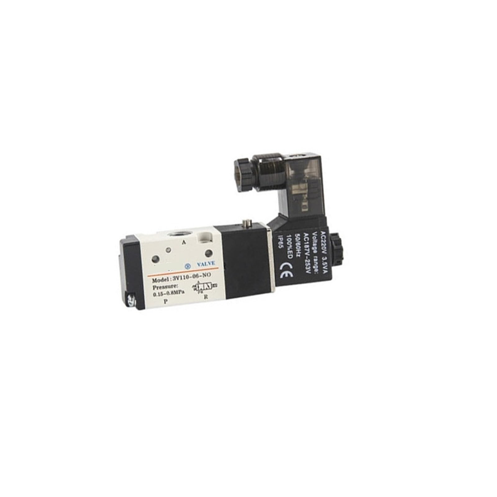 BJPCTUSF 3V110-06 3V210-08 220v 24v Coil Cylinder(3V110-06NC AC220V)