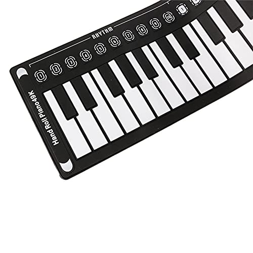 JTYX 49 Touches Roll Up Piano Piano électronique Flexible avec Haut-Parleur Portable Hand Roll Piano adapté aux débutants et aux Enfants - Les Beatles, Paul McCartney, John Lennon, RIngo Starr, George Harrison JTYX 49 Touches Roll Up Piano Piano électronique Flexible avec Haut-Parleur Portable Hand Roll Piano adapté aux débutants et aux Enfants – Image 5