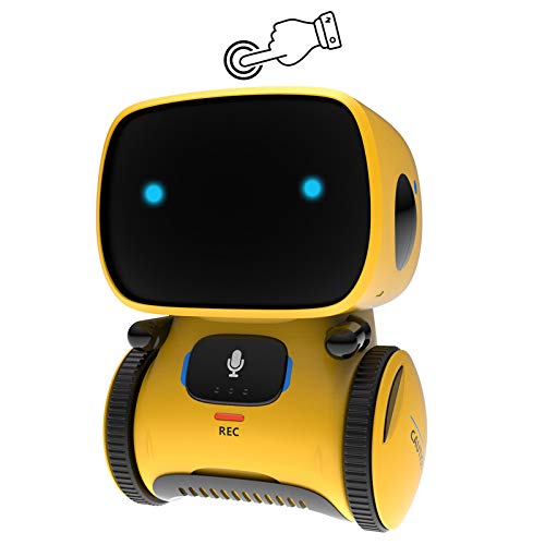 GILOBABY Smart Robot Toys for Kids Children Boys Girls Toys for 3 Years Old Up Gifts Intelligent Educational Robotic Toy Voice ControlTouch Sense DanceSingWalk RecordingSpeak Like You