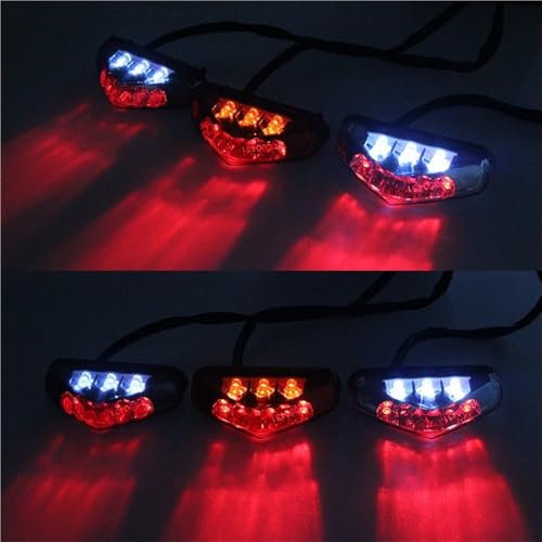 Luz trasera de matrícula 12V para evitar multas en moto cross 7