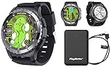 SkyCaddie LX5C GPS Golf Watch Power Bundle | with PlayBetter Portable Charger (Large) | Ceramic Bezel, IntelliGreen & Pinpoint Technology | Golf Smartwatch