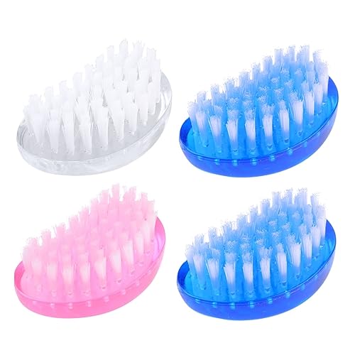 SHERCHPRY 4pcs Nail Art Tools Lightweight Manicure Accessories for Home Professional Use Random Color Easy to Carry Create Unique Nail Designs with Practical Brushes Random Color