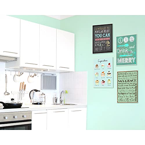 Stupell Home Décor You Can Have Your Cake And Eat It Too Chalkboard Look Art Wall Plaque, 10 x 0.5 x 15, Proudly Made in USA - image 4