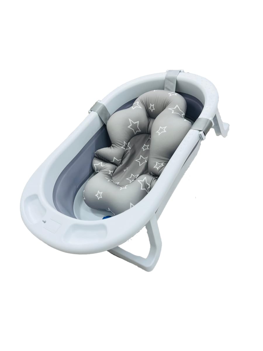 ベビーバスチェア グレー Amazon.co.jp: ベビーバス 折りたたみ式 バスチェア 赤ちゃん