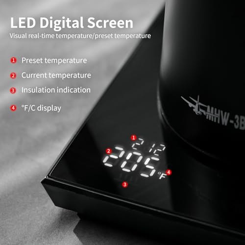 Hervidor eléctrico con control de temperatura MHW-3BOMBER miniatura 4
