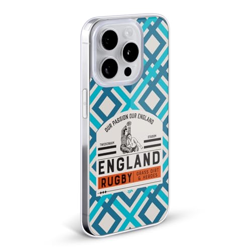 Funda iPhone 12 Pro Max Inglaterra Rugby carcasa silicona Head Case Designs para uso diario 2