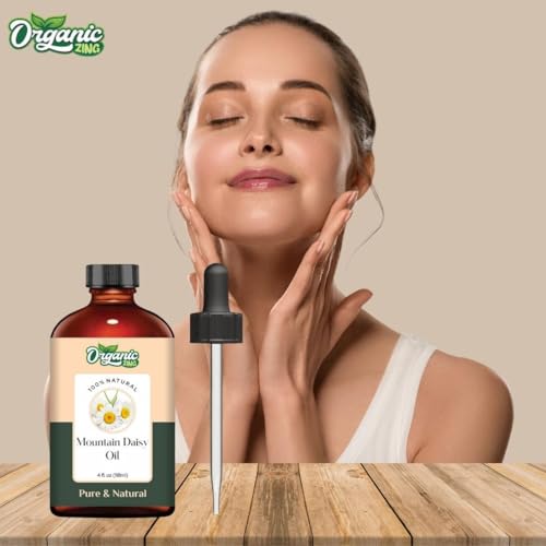 Image of Organic Zing Mountain Daisy (Celmisia Semicordata) Oil | Pure & Natural Essential Oil for Aroma, Diffusers and Skincare - 118ml /3.99fl oz