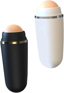 FRCOLOR 4 Peças De Pedra Vulcânica Bola Absorvente De Óleo Massageador Facial Ferramentas De Cuidados Com A Para Rolo De Massagem Facial Rolo De Controle De Óleo Rolo Absorvente De