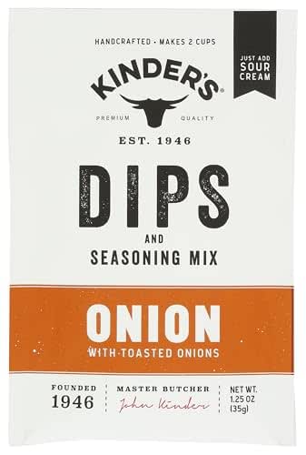Kinders Bbq Sauce, Kinder'S, Dips & Seasoning Mix, Onion, 1