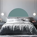 MINICK Half Circle Wall Decal Boho Sticker - Boho Wall Décor, Headboard Wall Decals, Wall Mural, Rem