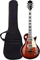 Classic LP Style Solid Body Design:This LP style electric guitar features a solid body with a traditional single cut design inspired by classic LP electric guitar aesthetics. Built for beginners, intermediate, and advanced players, it delivers excell...