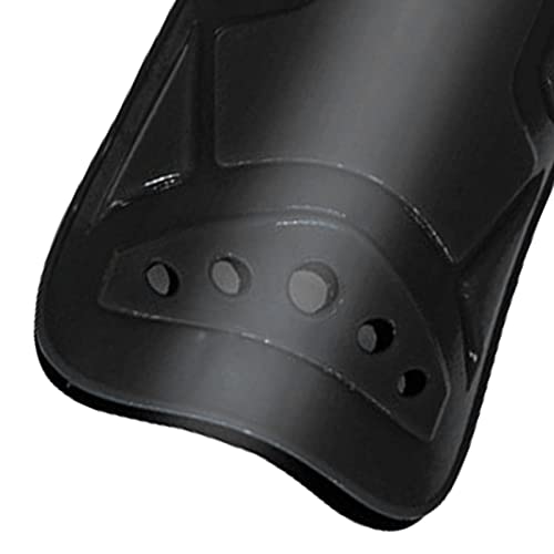 Caneleiras de Futebol Infantil, Protetores de Perna de Futebol 1 par de Plástico para Escola (Preto)