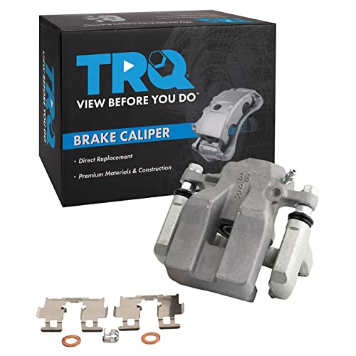 Image of TRQ Rear Right Brake Caliper w /Bracket Passenger Side