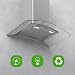 CIARRA CBC6S506 Campana Extractora Decorativa Cristal 60cm 550 m³/h 100W·3 Velocidades de...