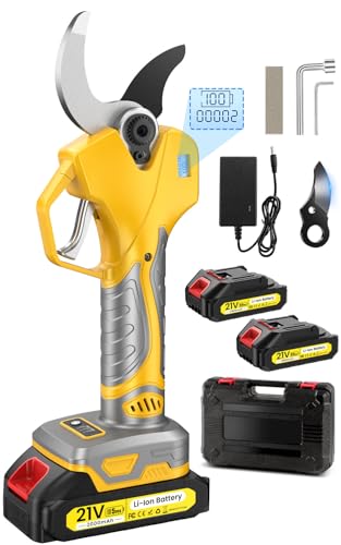 Electric pruning shears with 50mm capacity & LCD display