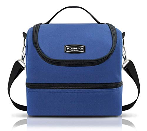 Bolsa Térmica Azul G Com Zíper Ahl16017 Jacki Design