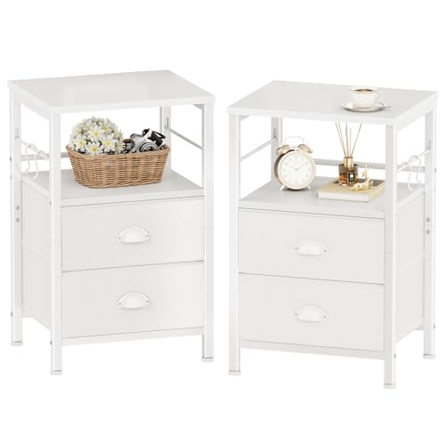 Night Stand Set 2 White