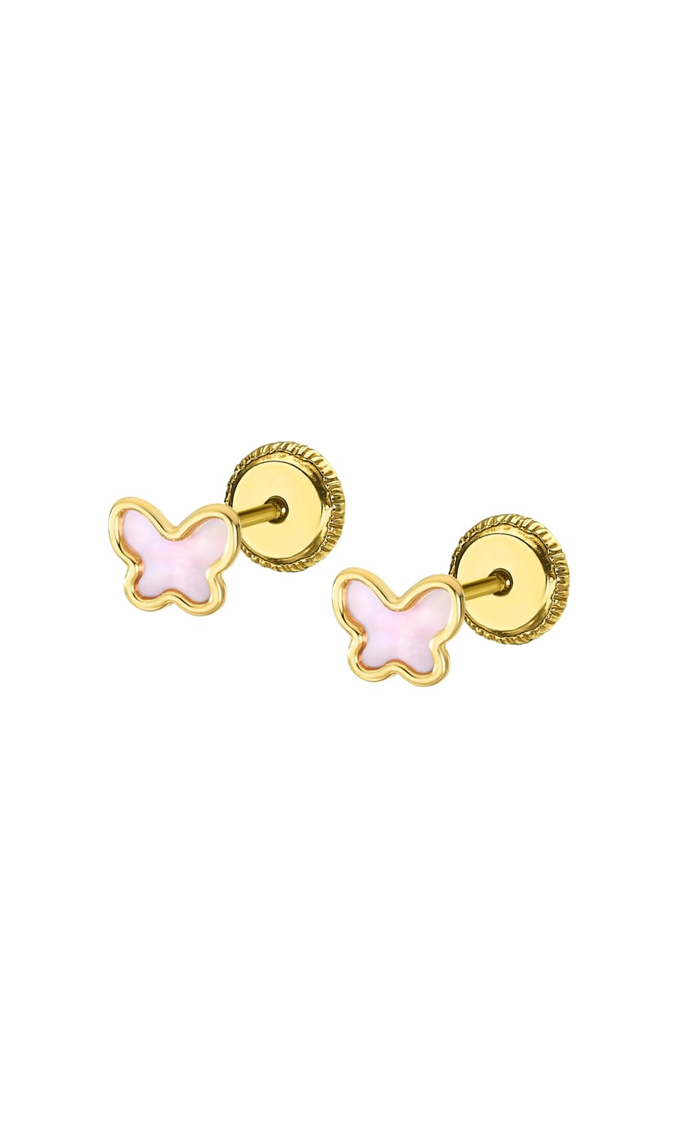 Time RoaD Pendientes LG00178 Oro Mariposa Infantil