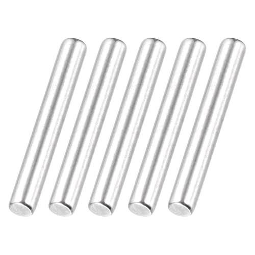 sourcing map - sourcing map 60 Pack RC Wheel Axle Pin, 2x12mm Steel Hex Wheel Hub Nut Pin Replacement for DIY RC Car Truck Boat Helicopter Model Part, Silver