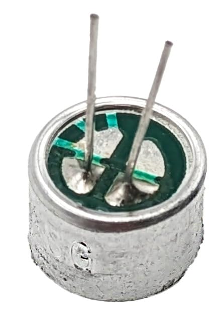 EX ELECTRONIX EXPRESS 9.7mm Diameter Electret Condenser Microphone FET, 2 to 10V DC, 1K Ohm Impedance, 50 to 8 KHz Frequency (1)