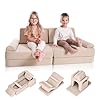 Zicoto modular kids play couch for fun play time or comfy lounging the perfect toddler sofa to boost creativity and easily build magical forts and more in your playroomnursery  urban country home decor