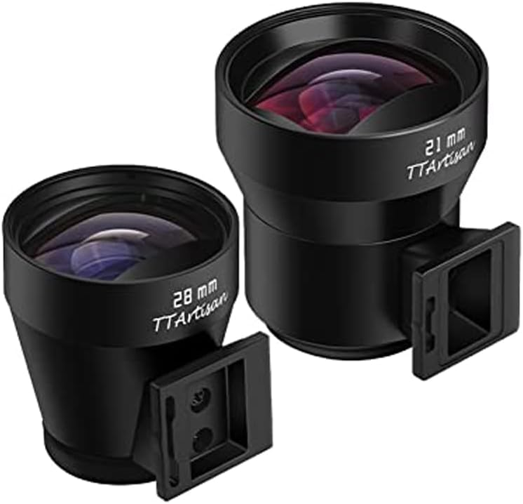 TTArtisan 28mm Viewfinder Camera View Finder Cold Shoe Mount Multi-Optical Coating for Leica M Mount Rangefinder Camera M3 M5 M6 M10 M240 Ricoh GR