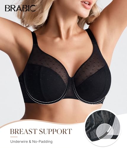 Minimizer Bras for Women Full Coverage Plus Size Bras with Underwire Support for Large Breasts2