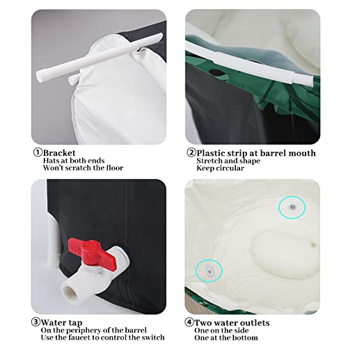 Small Space Portable Bathtub, Foldable Soaking Bathing Tub For Adults, Japanese Soaking Standing Bath Tub For Shower Stall, Separate Family Bathroom Spa Tub, Ideal For Hot Bath Ice Bath #TOP5