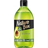 NATURE BOX shampoo with cold pressed avocado oil for deep hair repair and split end control, 385ml,