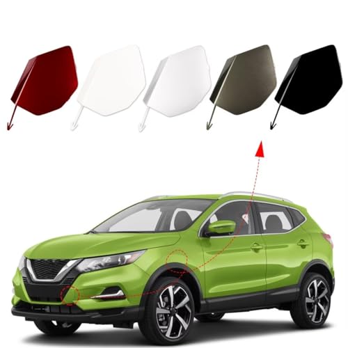 CZShiYue Car Front Bumper Tow Hook Cover Cap Towing Eye for Nissan Rogue Sport 2020 2021 2022 2023 622A0-6MR0H(Pearl White)
