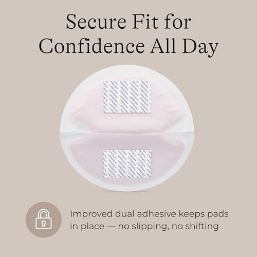 Lansinoh Stay Dry Disposable Nursing Pads, Ultra Thin with Full Coverage, Soft and Super Absorbent Breast Pads, Breastfeeding Essentials for Moms, 100 Count - 5