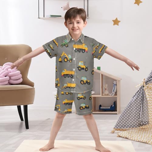 Image of Boccsty Red Strawberry Boy Summer Shorts Sets Hawaiian Toddler Boys T-Shirt & Pants 2 Pcs 3T-10T