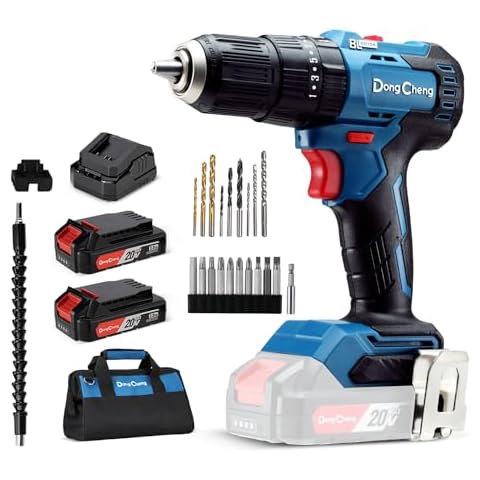 DongCheng 20V MAX Brushless Hammer Drill Kit Cover