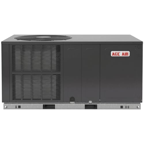 Ace Air Packaged Heat Pump Unit - 2 Ton (24,000 BTU), 13.4 SEER2, 6.7 HSPF2, R32 Refrigerant, Heating & Cooling All-in-One System, Horizontal Design, Residential & Outdoor Packaged HVAC Unit