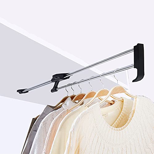Cintre de garde-robe coulissant en aluminium ABS de 35 cm pour optimiser vos placards