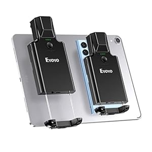 Eyoyo 2D Bluetooth Barcode Scanner Compatible with iPad, Tablet, iPhone, Android Phone, 3000mAh Rechargeable Battery, Portable Wireless 1D QR UPC Bar Code Reader for Library Book Warehouse Inventory