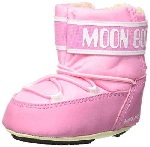 Moon Boot Crib 2 bottes de neige pour bébé et enfant au design doudoune blanc