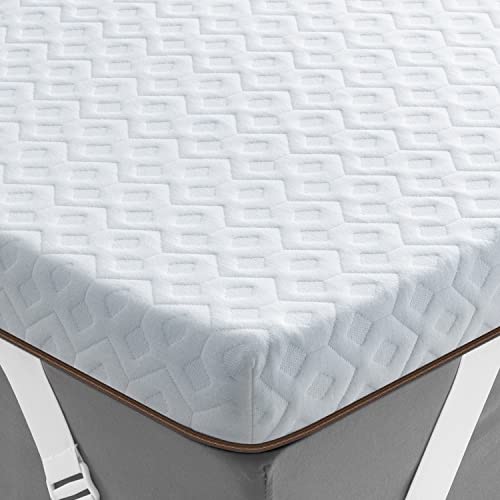 Bedstory Memory Foam Mattress Topper Full - 4 Inch Gel Infused Bed Toppers - High Density Foam & Premium Soft Cover, Certipur-Us Certified #TOP29