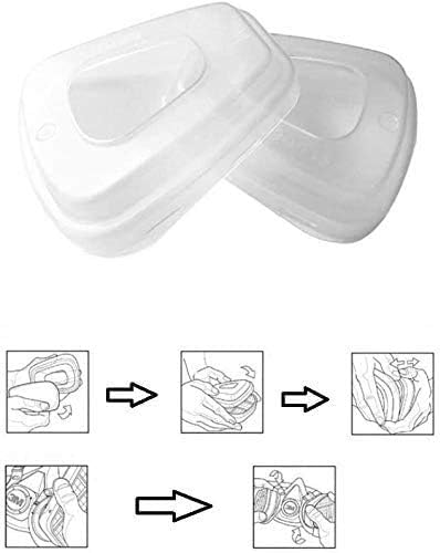Miniatura 4 de EROCK Filtro de partículas de polipropileno transparente (PP) para 5N11, 5P7107194 (AAD), serie 5000, serie 6000, adaptador 603