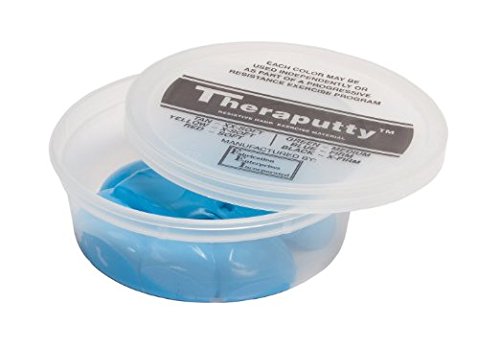 TheraPutty; Plus Antimicrobial Exercise Putty, Blue, 6 Ounce, Firm