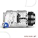 A-Premium Air Conditioner AC Compressor with Clutch Compatible with BMW 320i, 323Ci, 323i, 323is, 325Ci, 325i, 325xi, 328Ci, 328i, 328is, 330Ci, 330i, 330xi, 525i, 528i, 530i, 540i, 5-Groove Pulley