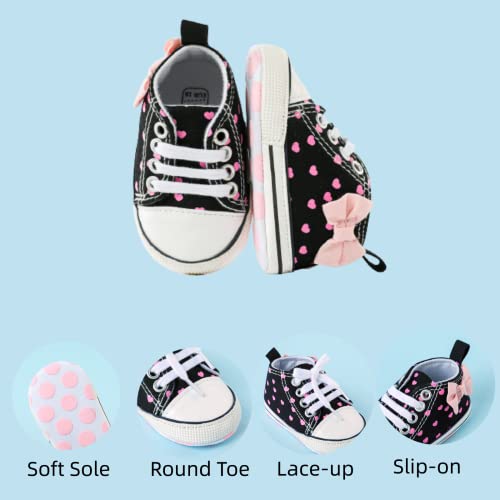 Patpat Baby Shoes Baby Girl & Boy Shoes [Skin-Friendly Material] [Anti-Slip & Lightweight] Baby Girl Shoes Baby Booties Baby Walking Shoes Infant Sneaker Unisex Outfit Canvas Baby First Walking Shoes #TOP1