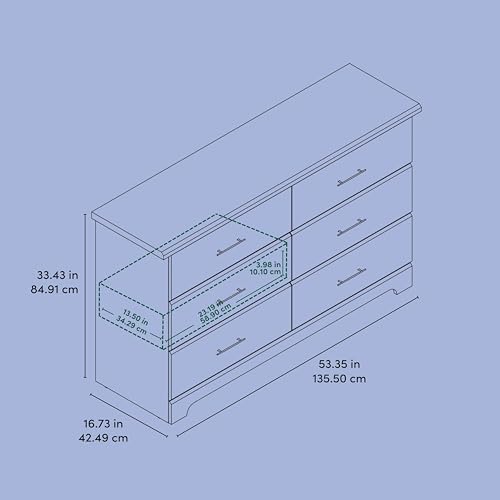 Storkcraft Brookside 6-Drawer Dresser (Olive) – GREENGUARD Gold Certified, Green Dresser for Bedroom, Kids & Nursery Storage Chest, Safety Interlocking Drawers, Pre-Installed Tracks, Kids Chest by Storkcraft - Image 7