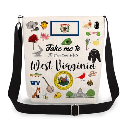 LiuenMgg Take Me To West Virginia Double-Sided Print Small Messenger Bag