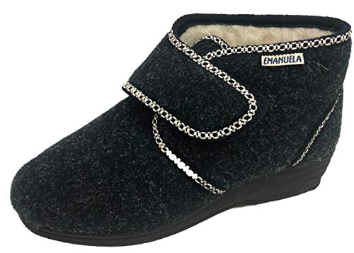 EMANUELA 831 Pantofola Donna Alta Blu 39