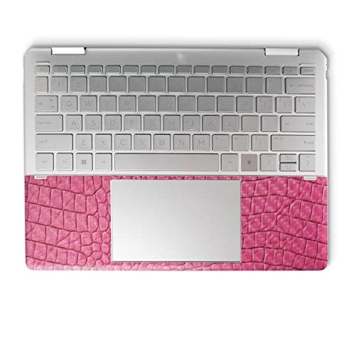Image of MightySkins Carbon Fiber Skin Compatible with HP Spectre x360 14 inch (2022) Full Wrap Kit - Pink Gator Skin | Protective, Durable Textured Carbon Fiber Finish | Easy to Apply | Made in The USA