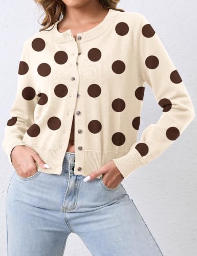 Image of Ziesexy Womens 2026 Leopard Cardigan Cropped Button Up Sweater
